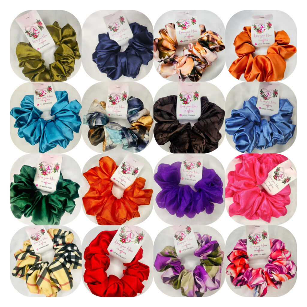 Mixed scrunchies