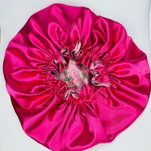 reversible satin hair bonnet