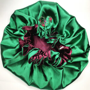 reversible satin hair bonnet